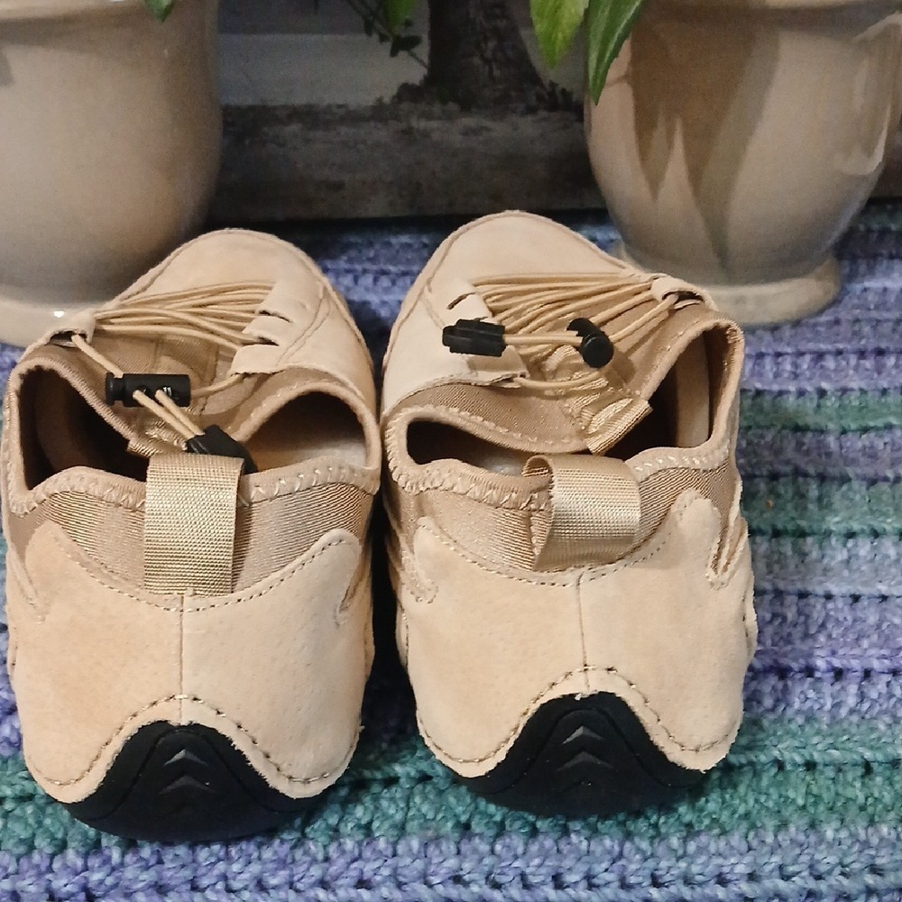 Men's Beige Tree-Design Sneakers Size 47 - Picture 4 of 5